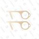 Antimicrobial No-Touch Keychain Tools | $15 | MorningSave